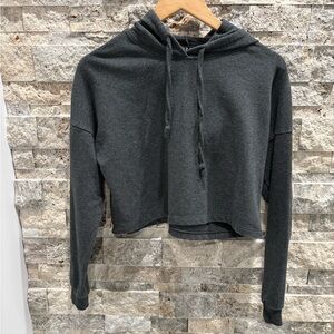 U2B Charcoal Gray Women's‎ Hoodie Top size S